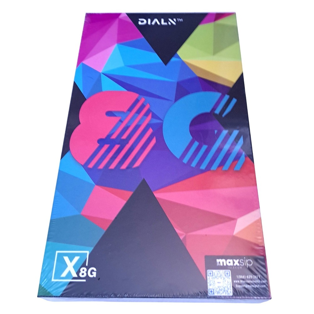 NEW DIALN Tablet X8G Unisex 8 Inch Black Android 13 64GB Factory Sealed